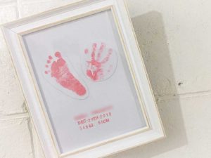赤ちゃん用手足型オリジナルフレーム
